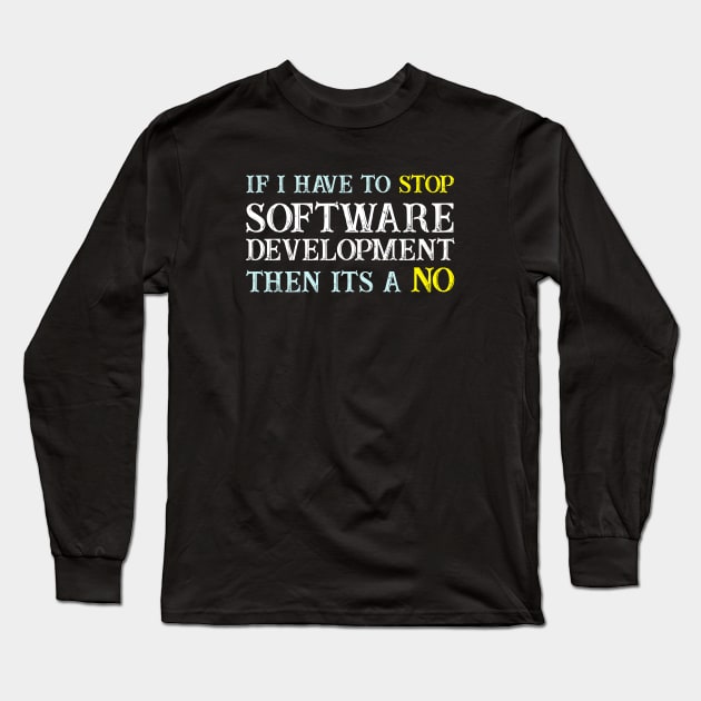 Programmer & Software engineer Long Sleeve T-Shirt by Tipu Sultan